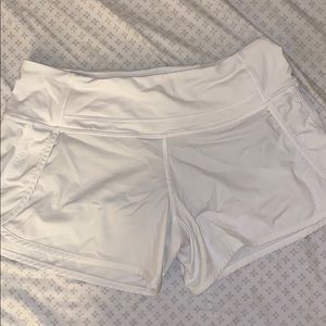 Lululemon white shorts